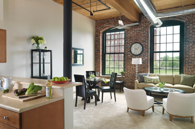 Lofts at Perkins Park Living Room