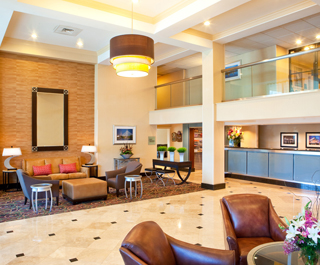 Crown Plaza Boston-Woburn Lobby